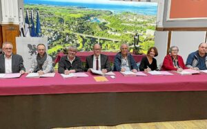 Signature de la convention du CLSM avec la mairie de saint brieuc pour SAB 22