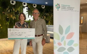 La Fondation Credit Agricole Côtes d'Armor soutient l'association SAB 22