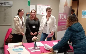 L'équipe de SAB présente à la soirée sur les addictions comportementales