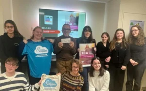 SAB reçoit un don de l'APAOU à Loudéac et sensibilise les jeunes aux TCA